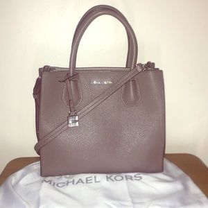 Michael Kors Cinder Gray Mercer Medium Tote